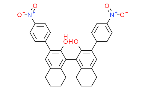 (R)-3，3'-双(4-硝基苯基)-5，5'，6，6'，7，7'，8，8'-八氢-1，1'-联萘酚