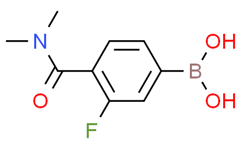 [4-(dimethylcarbamoyl)-3-fluoro-phenyl]boronic acid