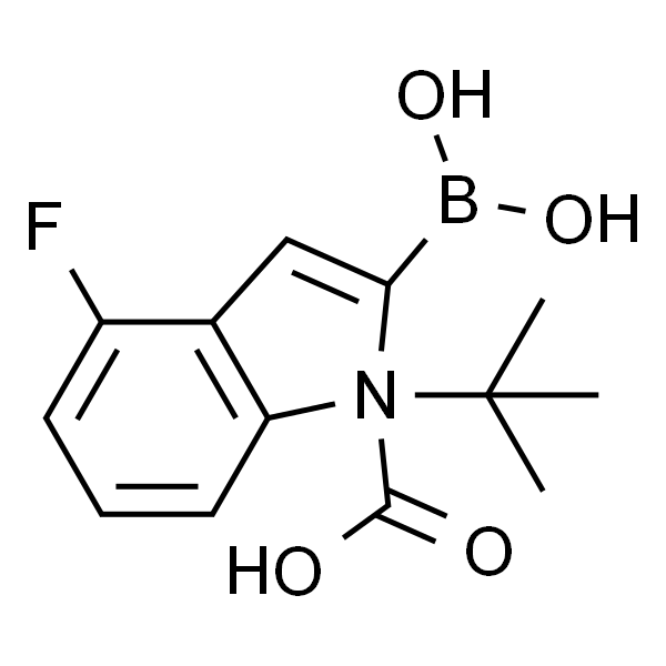 (1-(叔丁氧基羰基)-4-氟-1H-吲哚-2-)硼酸