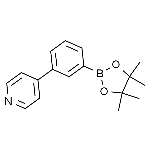 4-[3-(4,4,5,5-四甲基-1,3,2-二氧杂环戊硼烷-2-基)苯基]吡啶