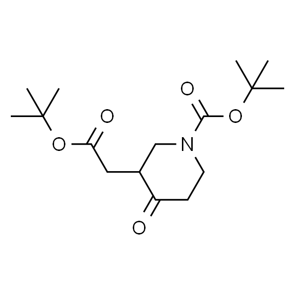 3-(2-叔丁氧基-2-氧代乙基)-4-氧代哌啶-1-羧酸叔丁酯