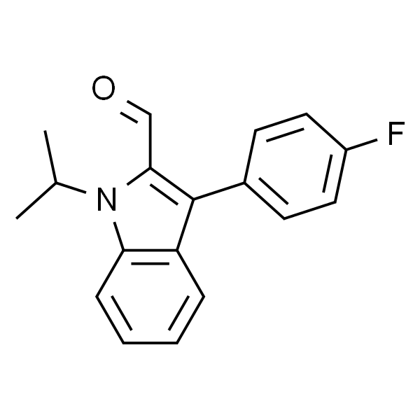 1-异丙基-3-(4-氟苯基)吲哚-2-甲醛