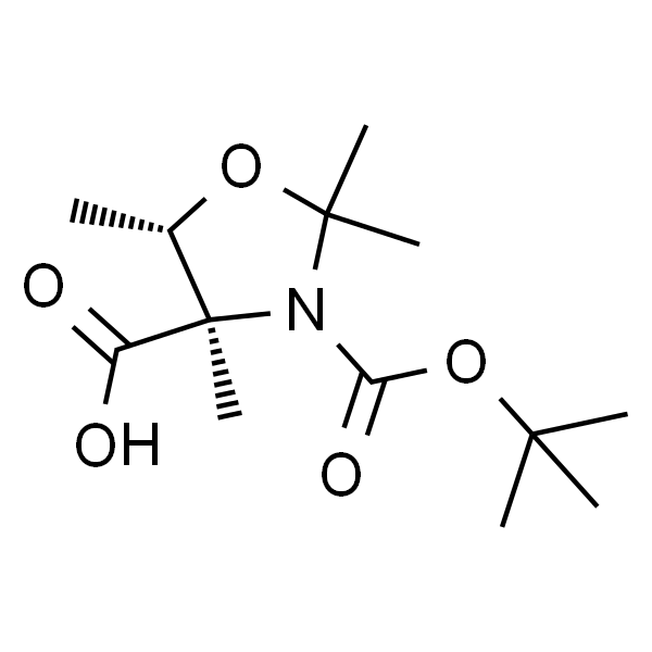 (4R,5S)-2,2,5-三甲基恶唑烷-3,4-二甲酸3-叔丁基4-甲酯