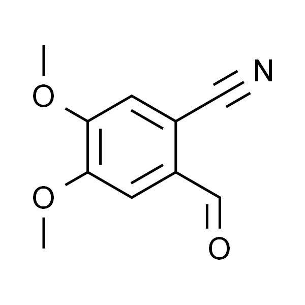 2-醛基-4,5-二甲氧基苯甲腈