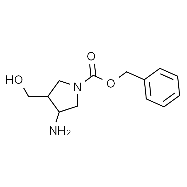 1-Cbz-3-氨基-4-(羟甲基)吡咯烷