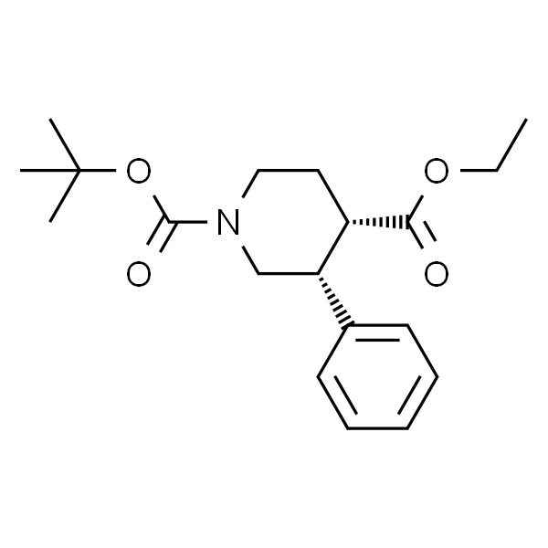 顺式-N-Boc-3-苯基哌啶-4-甲酸乙酯