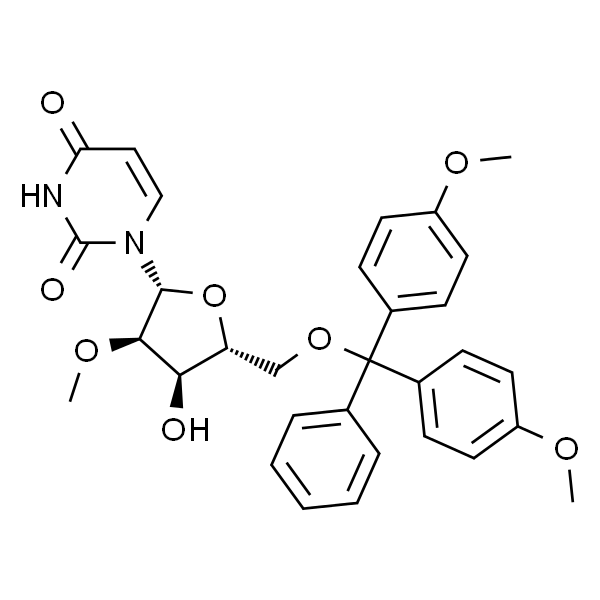 1-((2R,3R,4R,5R)-5-((双(4-甲氧基苯基)(苯基)甲氧基)甲基)-4-羟基-3-甲氧基四氢呋喃-2-基)嘧啶-2,4(1H,3H)-二酮