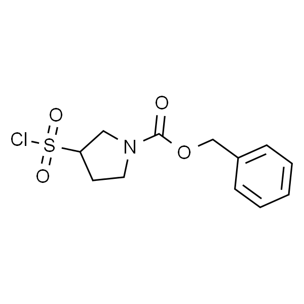 3-(氯磺酰基)吡咯烷-1-羧酸苄酯