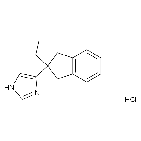 4-(2-乙基-2,3-二氢-1H-茚-2-基)-1H-咪唑盐酸盐