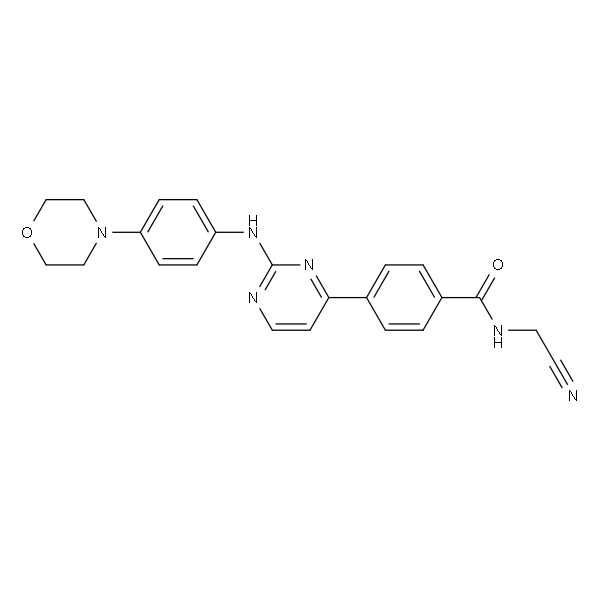 N-(氰基甲基)-4-[2-[[4-(4-吗啉基)苯基]氨基]-4-嘧啶基]苯甲酰胺