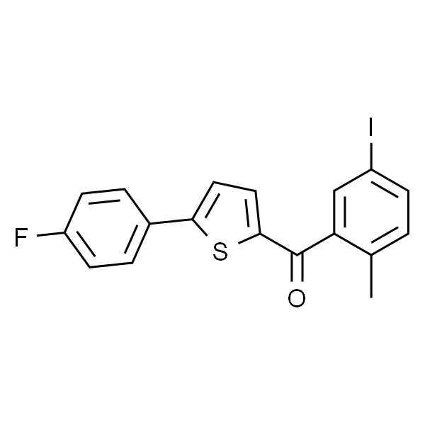 (5-(4-氟苯基)－噻吩－2－基)(5-碘-2-甲基苯基)酮