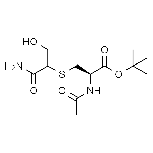 N-Acetyl-S-[2-amino-1-(hydroxymethyl)-2-oxoethyl]-L-cysteine-1,1-dimethylethyl Ester