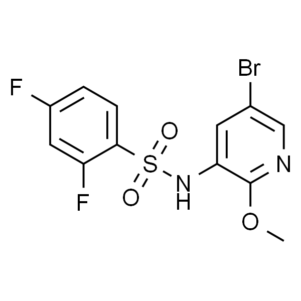 N-(5-bromo-2-methoxypyridin-3-yl)-2,4-difluorobenzenesulfonamide