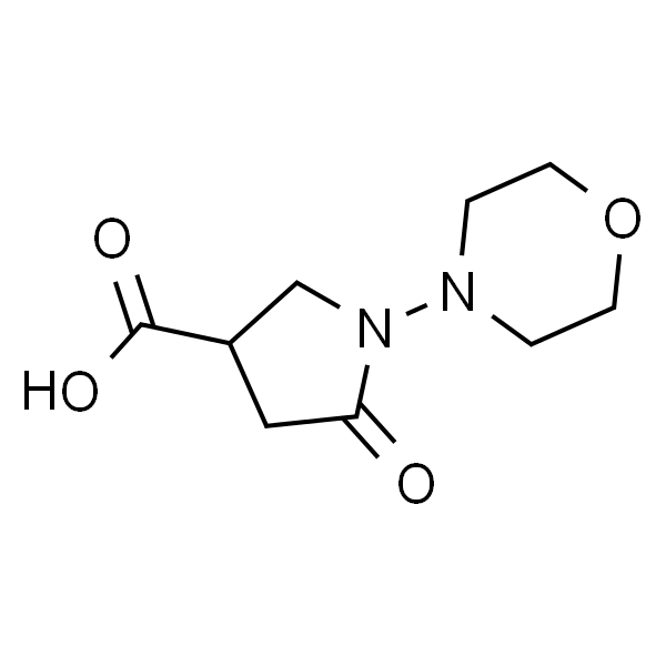 1-(4-吗啉)-5-氧代-3-吡咯烷羧酸