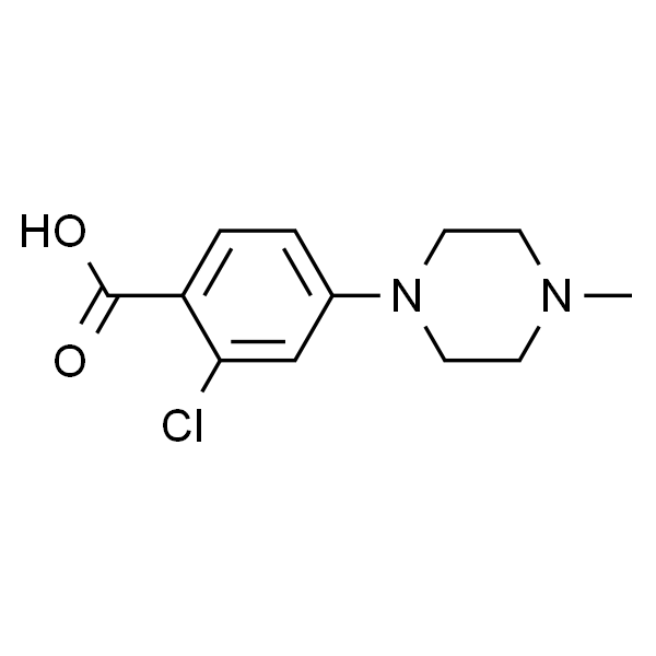 2-氯-4-(4-甲基-1-哌嗪基)苯甲酸