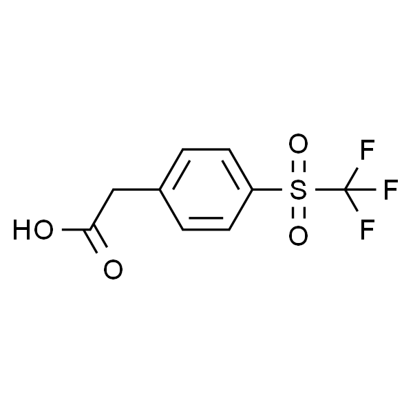 4-(Trifluoromethylsulfonyl)phenylacetic acid