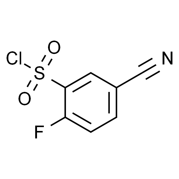 2-氟-5-氰基苯磺酰氯