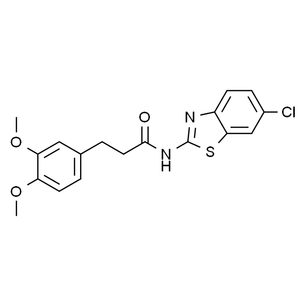 N-(6-氯-2-苯并噻唑)-3,4-二甲氧基苯丙酰胺