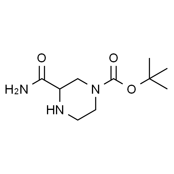 4-boc-2-哌嗪羧胺