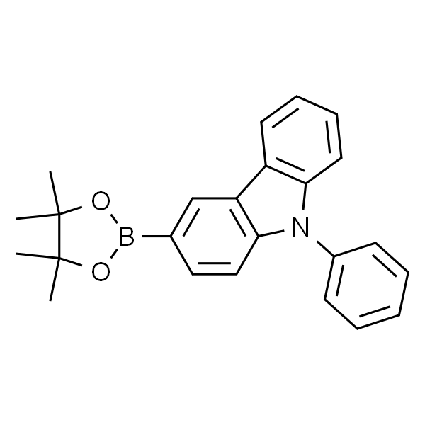 9-苯基-3-(4,4,5,5-四甲基-1,3,2-二氧杂环戊硼-2-基)咔唑