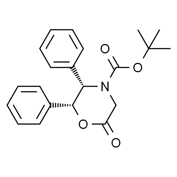 (2R,3S)-6-Oxo-2,3-diphenyl-4-morpholinecarboxylic acid t-butyl ester