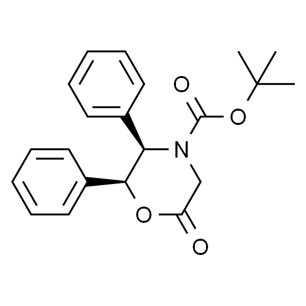 2S,3R)-N-叔丁氧羰基-2,3-二苯基吗啉-6-酮