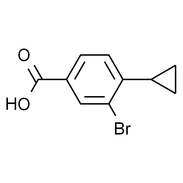 3-溴-4-环丙基苯甲酸