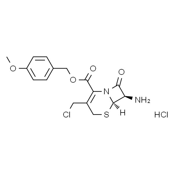 (6R,7R)-4-甲氧基苄基 7-氨基-3-(氯甲基)-8-氧代-5-硫杂-1-氮杂双环[4.2.0]辛-2-烯-2-羧酸酯盐酸盐