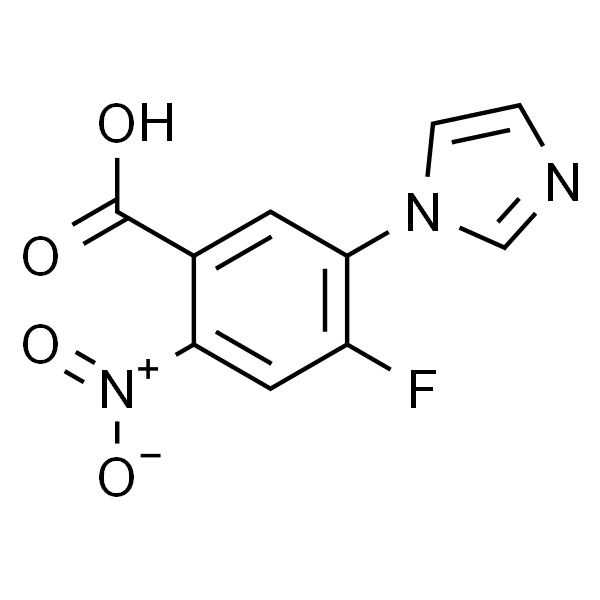 2-硝基-4-氟-5-(1-咪唑基)苯甲酸