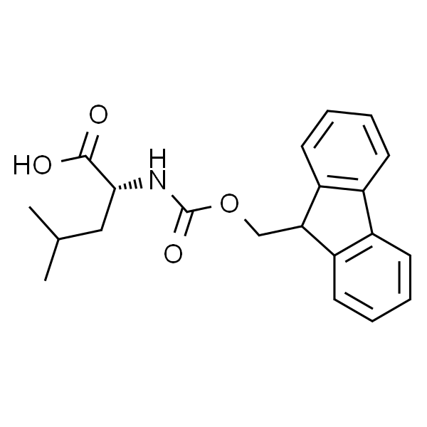 N-Fmoc-D-亮氨酸,98%