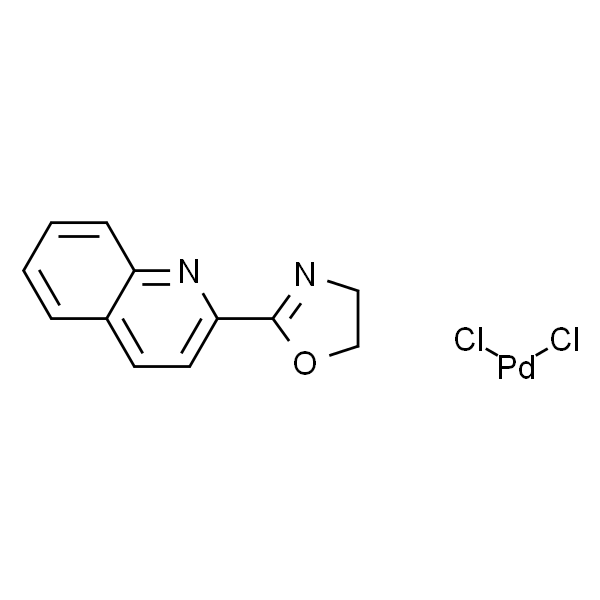 DIchloro[2-(4,5-dihydro-2-oxazolyl)quinoline]palladium(II)