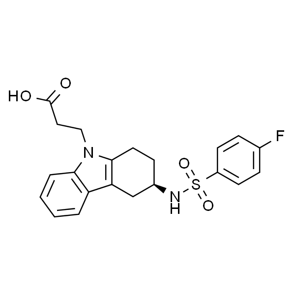 (R)-3-(3-(4-氟苯基磺酰胺基)-3,4-二氢-1H-咔唑-9(2H)-基)丙酸