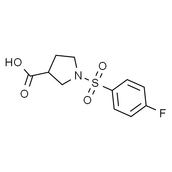 1-((4-氟苯基)磺酰基)吡咯烷-3-羧酸