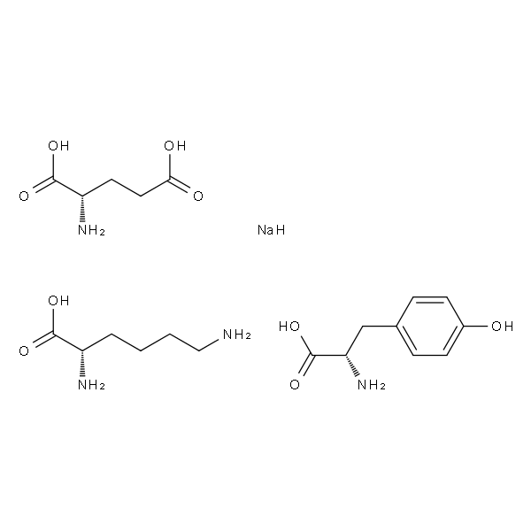 Poly(Glu, Lys, Tyr) sodium salt Glu:Lys:Tyr (6:3:1), mol wt 20,000-50,000