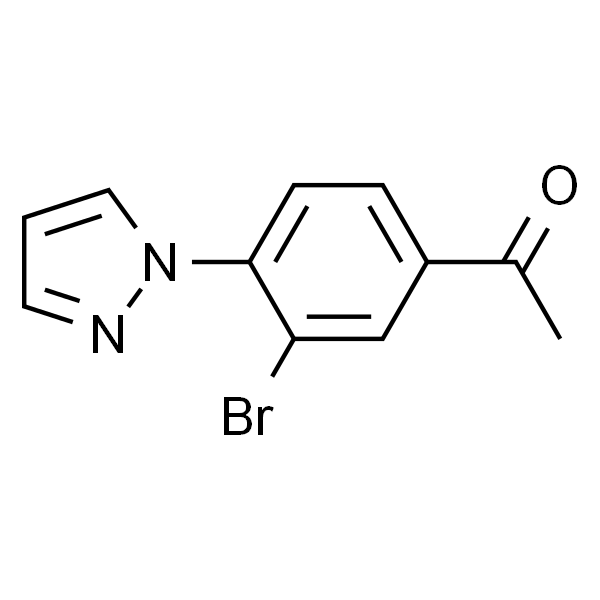 3-溴-4-(1-吡唑基)苯乙酮