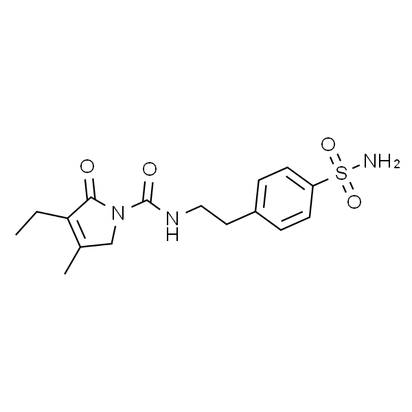 4-[2-[(3-乙基-4-甲基-2-氧代-3-吡咯琳)甲酰胺基]乙基]苯磺酰胺