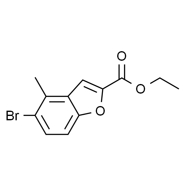 5-溴-4-甲基苯并呋喃-2-甲酸乙酯