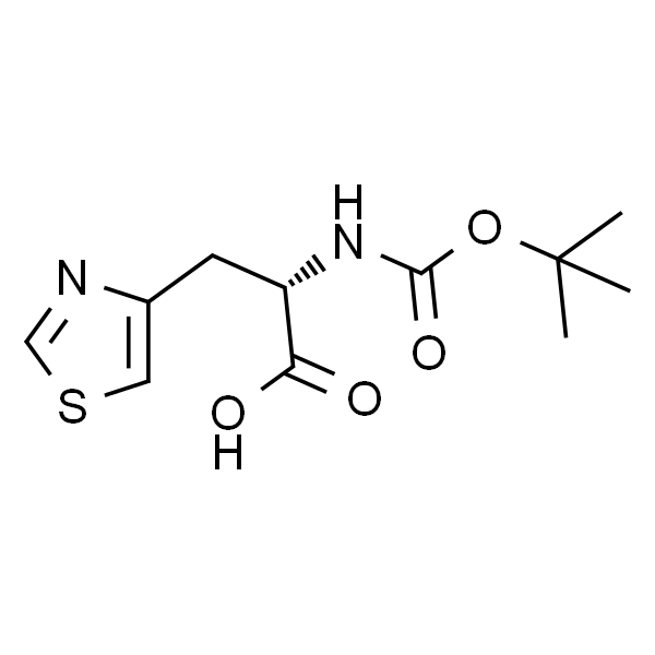 (S)-2-((叔丁氧基羰基)氨基)-3-(噻唑-4-基)丙酸