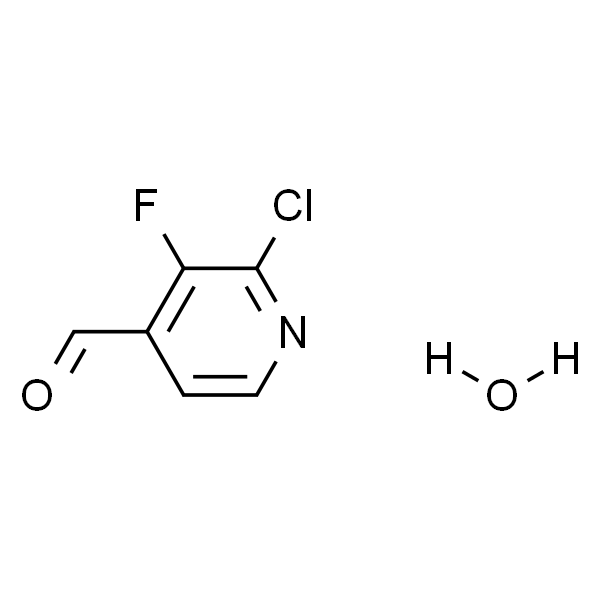 2-Chloro-3-fluoroisonicotinaldehyde hydrate (1:1)