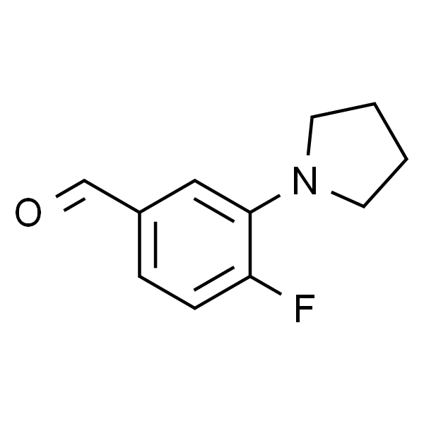 3-(1-吡咯烷基)-4-氟苯甲醛