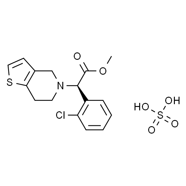 (R)-2-(2-氯苯基)-2-(6,7-二氢噻吩并[3,2-c]吡啶-5(4H)-基)乙酸甲酯硫酸盐