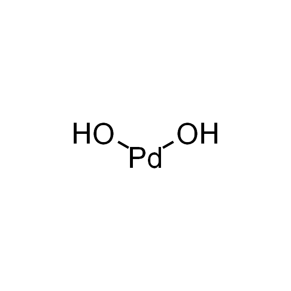 氢氧化钯, Pd 20%负载于碳, 通常含水 50%, Pearlman's 催化剂