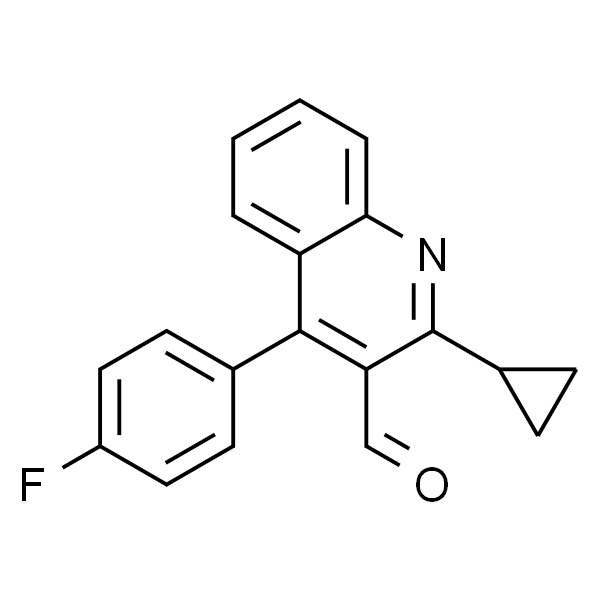 2-环丙基-4-(4-氟苯基)喹啉-3-甲醛