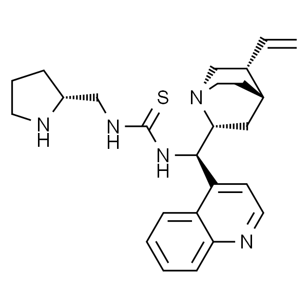 N-(9R)-奎宁-9-基-N'-[(2R)-2-吡咯烷基甲基]硫脲