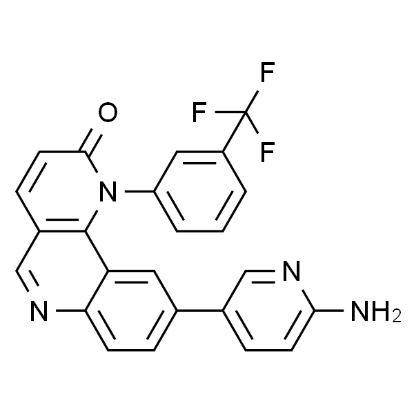 9-(6-氨基-3-吡啶基)-1-[3-(三氟甲基)苯基]苯并[H]-1,6-萘啶-2(1H)-酮