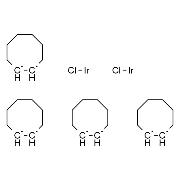 氯二(环辛烯)铱(I)二聚体, Ir 通常含量 42.9%