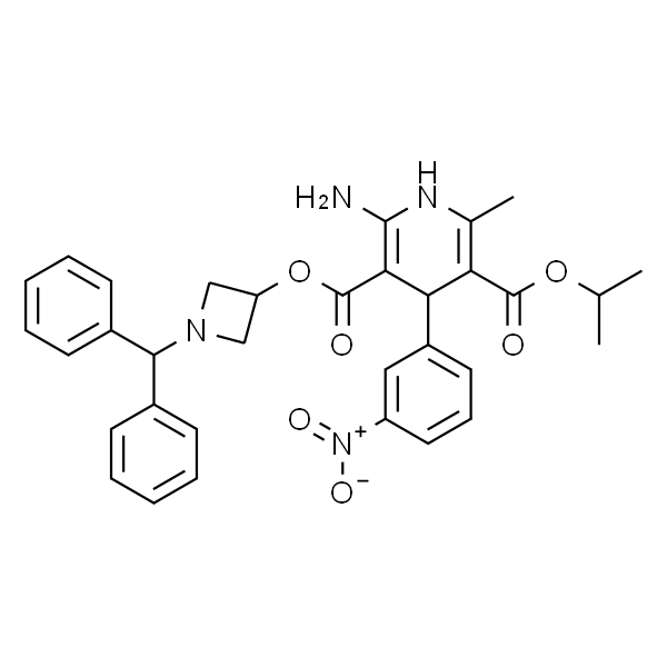 3-(1-二苯甲基氮杂环丁烷-3-基) 5-异丙基 2-氨基-6-甲基-4-(3-硝基苯基)-1,4-二氢吡啶-3,5-二羧酸酯