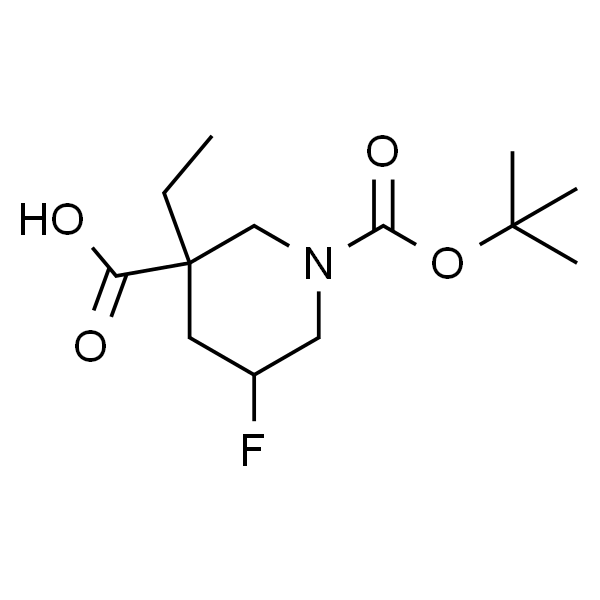 1-tert-butyl 3-ethyl 5-fluoropiperidine-1,3-dicarboxylate