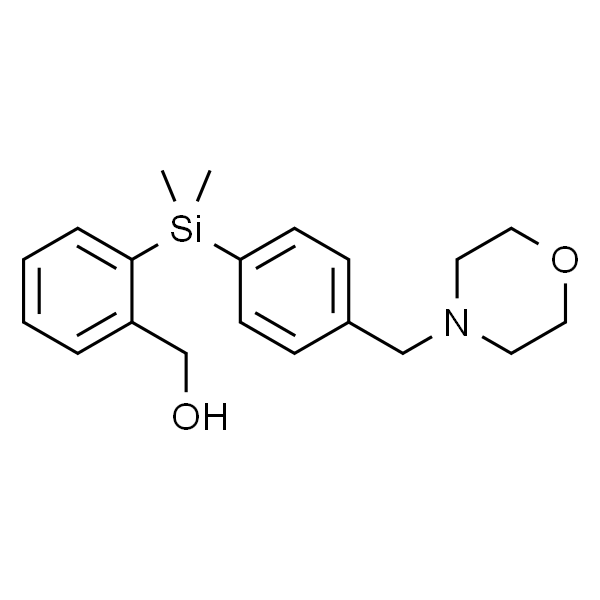 2-(二甲基[4-(4-吗啉基甲基)苯基]硅烷基)苯甲醇
