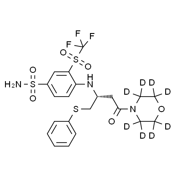 4-[[(1R)-3-(4-Morpholinyl)-3-oxo-1-[(phenylthio)methyl]propyl]amino]-3-trifluoromethylsulfonyl-benze